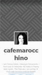 Mobile Screenshot of cafemarocchino.tumblr.com