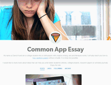 Tablet Screenshot of commonappessay.tumblr.com
