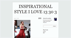 Desktop Screenshot of inspirationalstyle13.tumblr.com