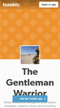 Mobile Screenshot of gentlemanwarrior.tumblr.com