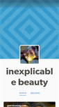 Mobile Screenshot of inexplicablebeauty.tumblr.com