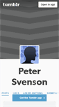 Mobile Screenshot of petersvenson.tumblr.com