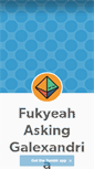 Mobile Screenshot of fukyeahaskingalexandria.tumblr.com