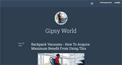 Desktop Screenshot of gipsysworld.tumblr.com