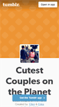 Mobile Screenshot of cutestcouplesontheplanet.tumblr.com
