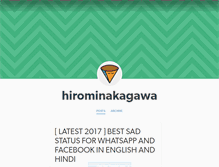Tablet Screenshot of hirominakagawa.tumblr.com