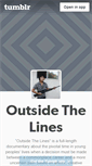 Mobile Screenshot of outsidethelinesblog.tumblr.com