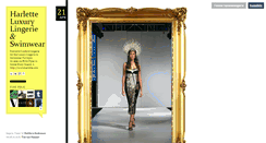 Desktop Screenshot of harlettelingerie.tumblr.com