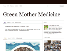 Tablet Screenshot of greenmothermedicine.tumblr.com