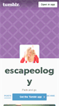 Mobile Screenshot of escapeology.tumblr.com