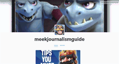 Desktop Screenshot of meekjournalismguide.tumblr.com