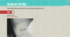 Desktop Screenshot of coldplaytattoos.tumblr.com