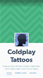 Mobile Screenshot of coldplaytattoos.tumblr.com