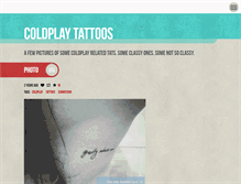 Tablet Screenshot of coldplaytattoos.tumblr.com