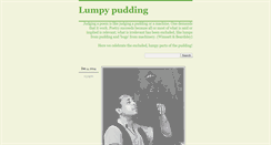 Desktop Screenshot of lumpy-pudding.tumblr.com