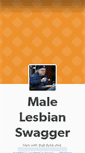 Mobile Screenshot of malelesbianswagger.tumblr.com