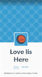 Mobile Screenshot of love-iis-here.tumblr.com