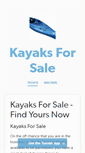 Mobile Screenshot of kayaksforsalereviews.tumblr.com