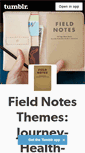 Mobile Screenshot of fieldnotestheme.tumblr.com