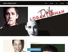 Tablet Screenshot of loganlermandaily.tumblr.com