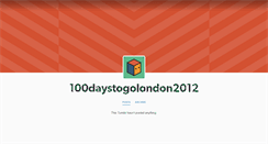 Desktop Screenshot of 100daystogolondon2012.tumblr.com