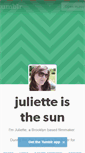 Mobile Screenshot of julietteisthesun.tumblr.com