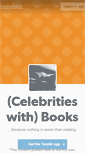 Mobile Screenshot of celebritieswithbooks.tumblr.com
