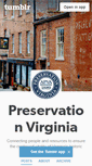 Mobile Screenshot of preservationva.tumblr.com