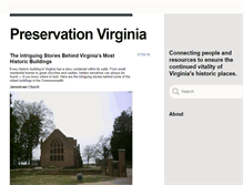 Tablet Screenshot of preservationva.tumblr.com