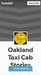 Mobile Screenshot of oaklandtaxi.tumblr.com