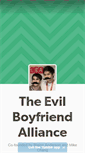 Mobile Screenshot of evilboyfriendalliance.tumblr.com