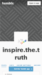 Mobile Screenshot of inspirethetruth.tumblr.com