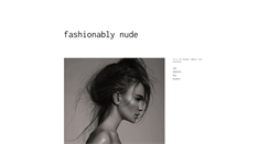 Desktop Screenshot of fashionablynude.tumblr.com