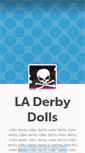 Mobile Screenshot of laderbydolls.tumblr.com