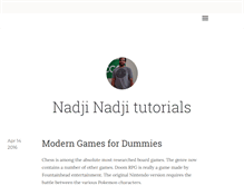 Tablet Screenshot of nadjnadj.tumblr.com