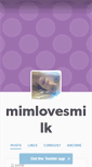 Mobile Screenshot of mimlovesmilk.tumblr.com