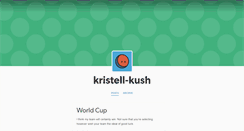 Desktop Screenshot of kristell-kush.tumblr.com