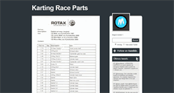 Desktop Screenshot of kartingraceparts.tumblr.com