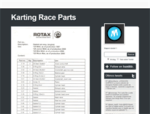 Tablet Screenshot of kartingraceparts.tumblr.com