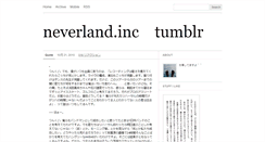 Desktop Screenshot of neverland-inc.tumblr.com