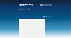 Desktop Screenshot of agentfiftyseven.tumblr.com