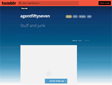 Tablet Screenshot of agentfiftyseven.tumblr.com