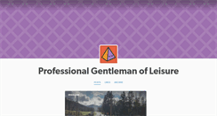 Desktop Screenshot of professionalgentlemanofleisure.tumblr.com