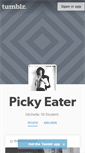 Mobile Screenshot of apickyeater.tumblr.com