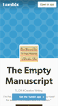 Mobile Screenshot of emptymanuscript.tumblr.com