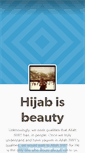 Mobile Screenshot of hijabisbeauty.tumblr.com