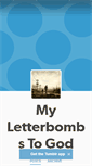 Mobile Screenshot of myletterbombstogod.tumblr.com