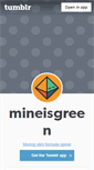 Mobile Screenshot of mineisgreen.tumblr.com