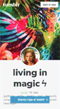 Mobile Screenshot of livinginmagic.tumblr.com