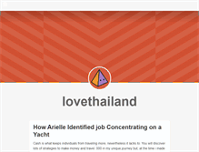 Tablet Screenshot of lovethailand.tumblr.com